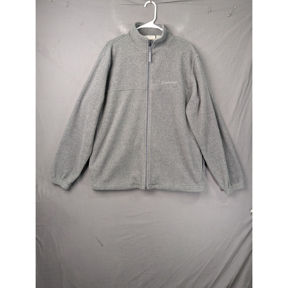 Boeing Mens Full Zip Fleece Jacket Grey XL 0220380